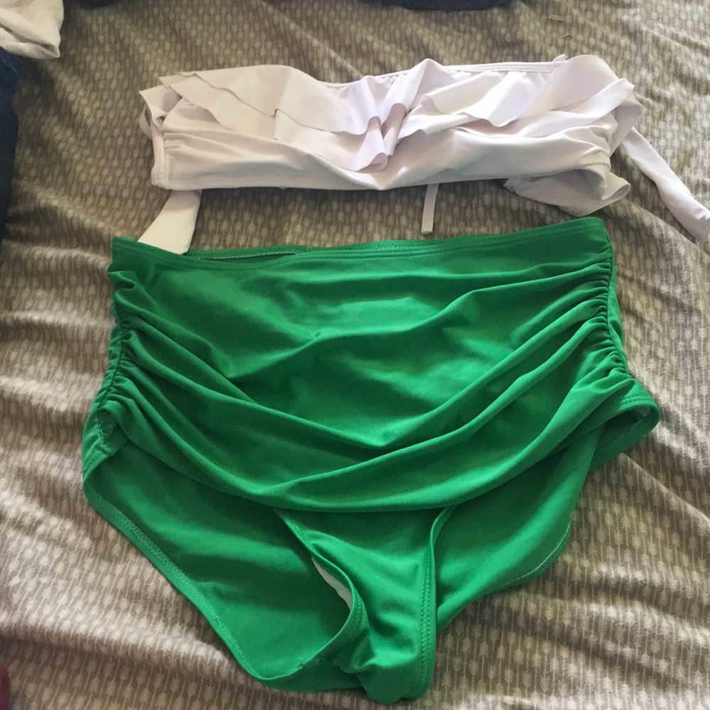 High waisted swim suit!